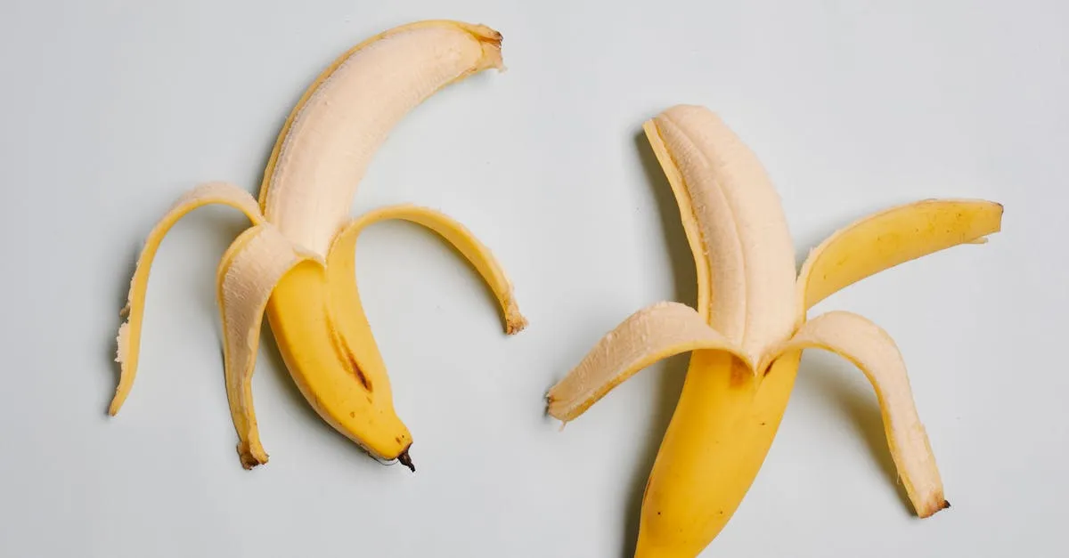 Banane calorie : ce qu'il faut vraiment savoir pour votre petit‑déjeuner